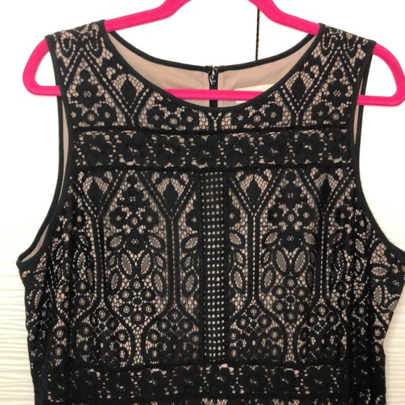 NWT LOFT black lace shift dress. Size 16. - Picture 2 of 8
